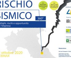 locandina dell'evento dal titolo rischio sismico