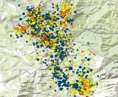 sciame sismico durante il sisma in Abruzzo