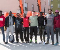 foto di gruppo dei ragazzi dell'academy