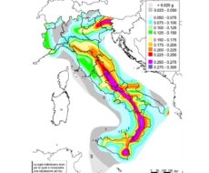 mappa accelerazione sismica 2008