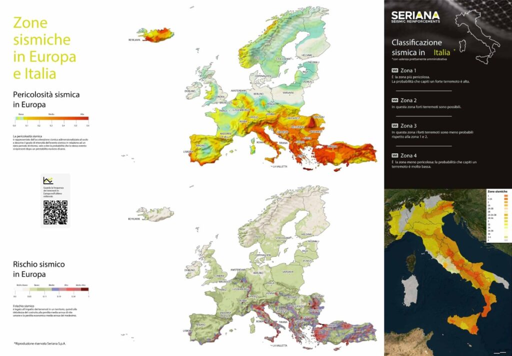 mappa sismica europa